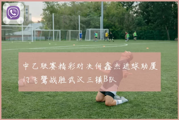 中乙联赛精彩对决何鑫杰进球助厦门飞鹭战胜武汉三镇B队
